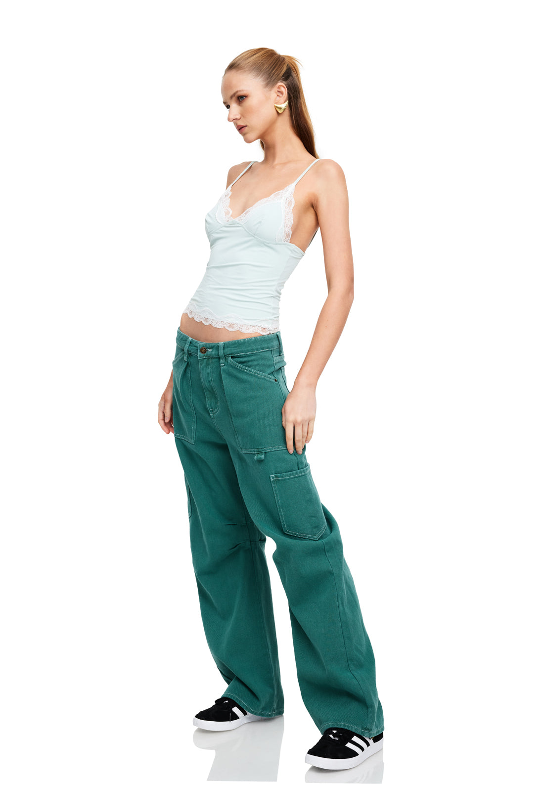 MIAMI VICE PANT - FOREST GREEN – L I O N E S S