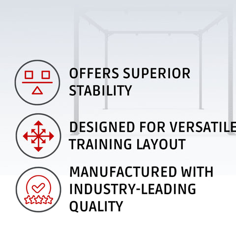 MORGAN 8 STATION PUNCH BAG RACK features