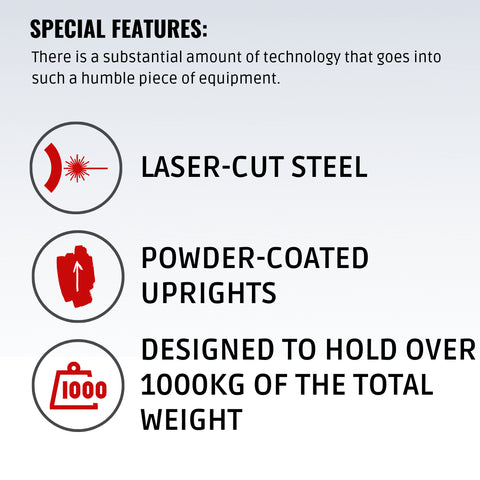 MORGAN 8 STATION PUNCH BAG RACK features