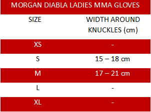 Morgan Ladies MMA Gloves