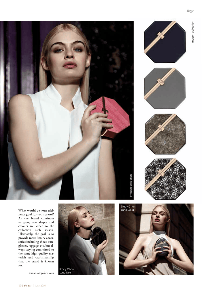 Octagonal Clutch Bag in EGO Magazine Dubai