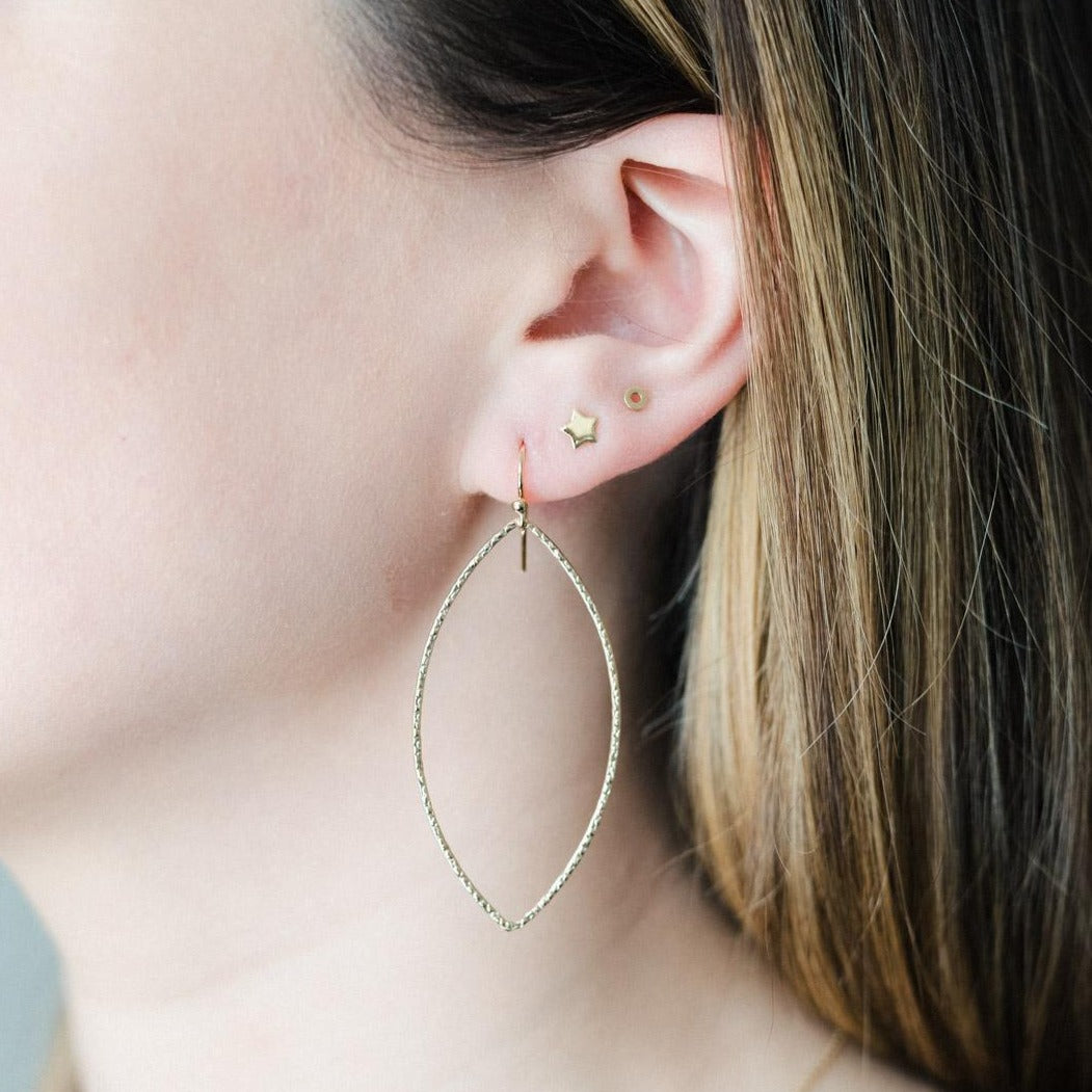 MoMuse | Gold Filled Oval Earrings