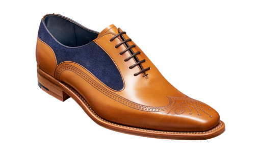 barker blue brogues