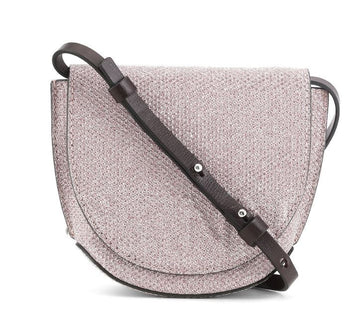 Clare V. Estelle Glitter Clutch in Gray