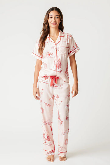 Caitlin Wilson Design x KIP. Highland Floral Pajama Set