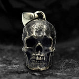 Calvarium Sterling Silver Skull Pendant 02 | Gthic.com