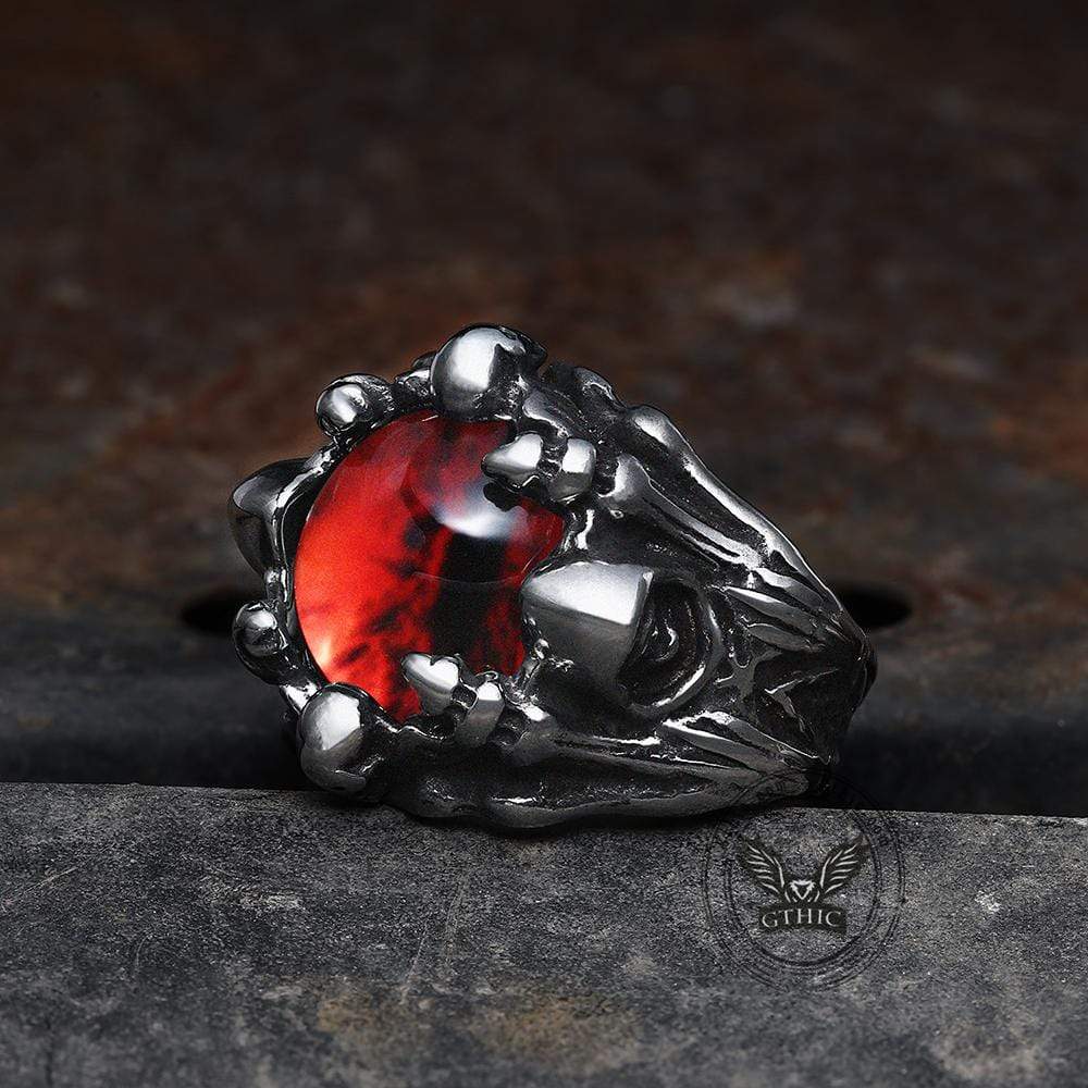 Eye Of Sauron Stainless Steel Ring – GTHIC