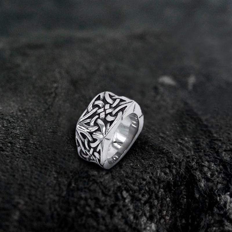 Simple Knot Sterling Silver Viking Ring – GTHIC