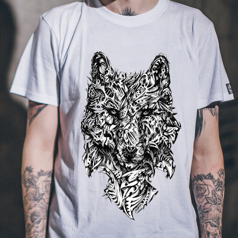 Scary Wolf Cotton T-shirt – GTHIC