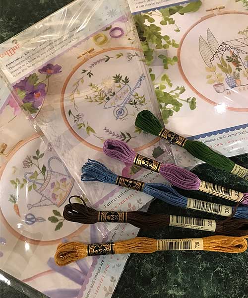 Garden Theme Embroidery Kits