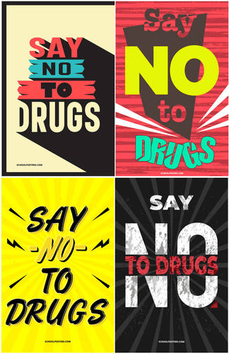 no drugs poster designs