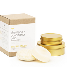 Load image into Gallery viewer, Unwrapped Life Shampoo + Conditioner Bar - Travel Set