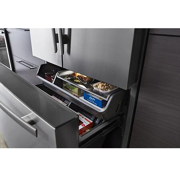Jenn-Air 24 Cu Ft, 72" Tall Counter Depth, Luxury Ext. Water And Ice Dispenser, Obsidian Interior, Soft Close Doors And Drawers, Metal Door Bins, Led Theater Lighting, Twin Fresh Climate Control System With Dual Evaporators, Wifi Connected, Ozonizer, Pure