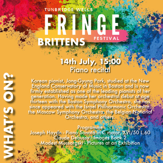 The Tunbridge Wells Fringe Festival holds an event at Brittens Music