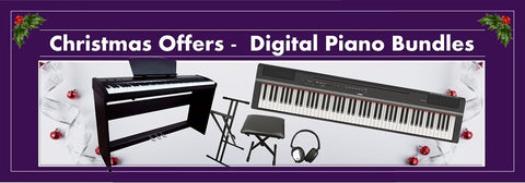 Christmas Special Offers and Bundles on Digital Pianos at Brittens Music in Tunbridge Wells and New Haw