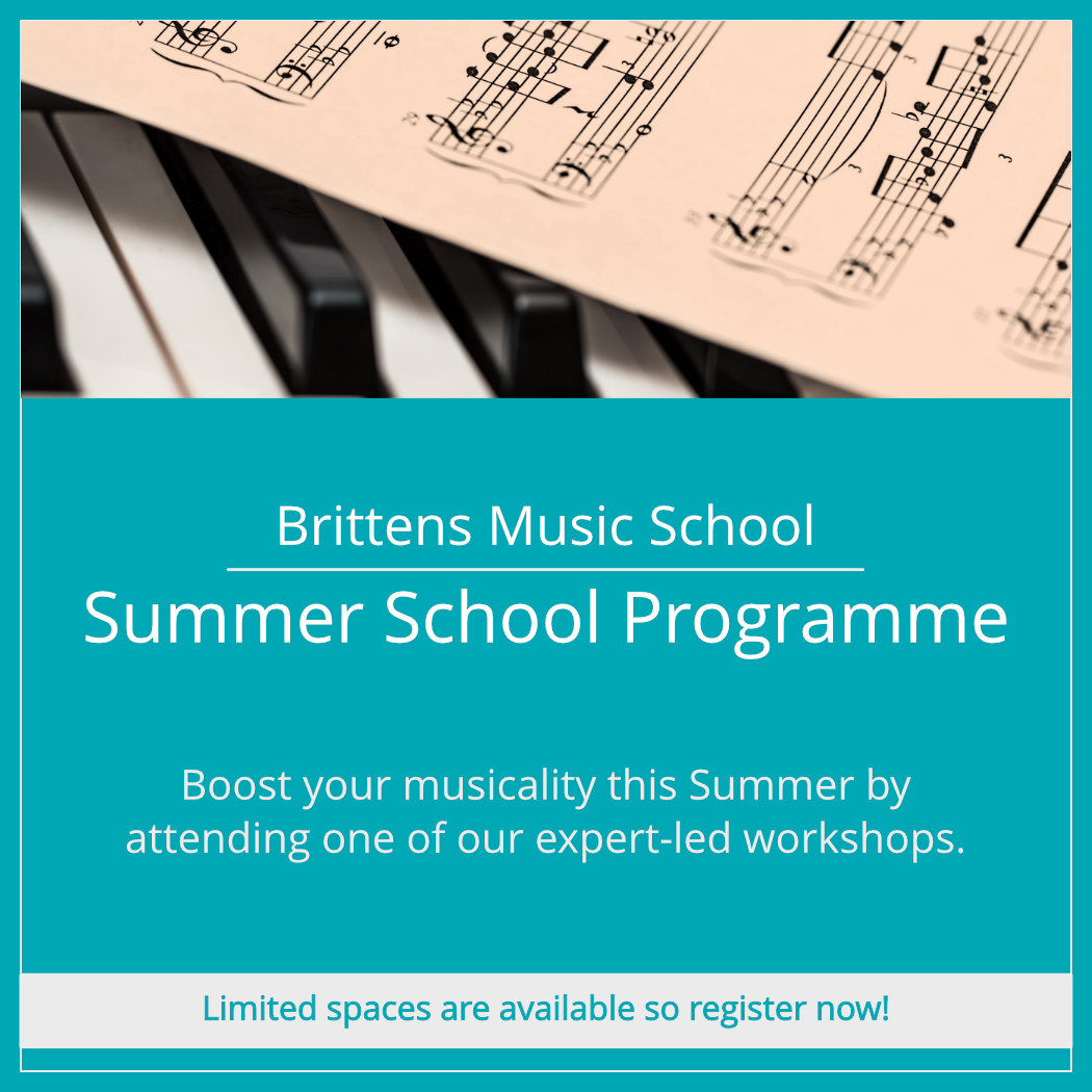 Brittens Music Summer School Programme for 2023