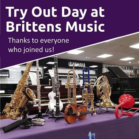 Thank you for visiting the Try Out Day at Brittens Music in Tunbridge Wells