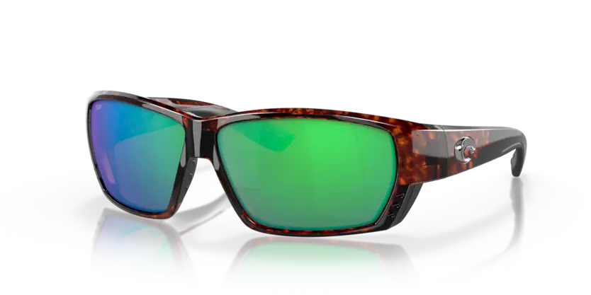 Costa Del Mar Tuna Alley Tortoise/ 580P Green Sunglasses