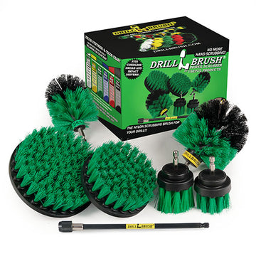 Drillbrush Cleaning Brushes for Drill, Outdoor, Concrete, Garden, Patio,  Bird Bath, Headstones, R-S-42-QC-DB