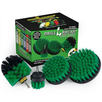 Drillbrush Green – Drill Power Kitchen Scrub Brush Kit – Oven Cleaning  Drillbrush Attachment – Drill Scrubber Attachment for Dishes – Stove  Cleaning