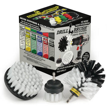38 Piece Drillbrush Cleaning Kit - Soft, Medium, Stiff, & Ultra Stiff |  38pc-combo-QC-DB-A