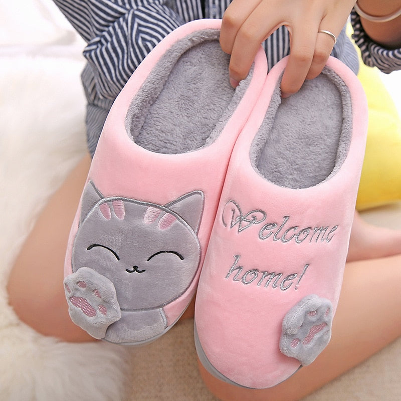 Cat Bae Slippers - Fluffy Club Pet Store