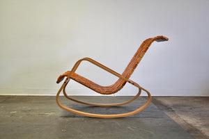 leather strap rocking chair