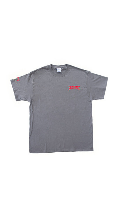 Red Brand Logo T-Shirt M / Gray