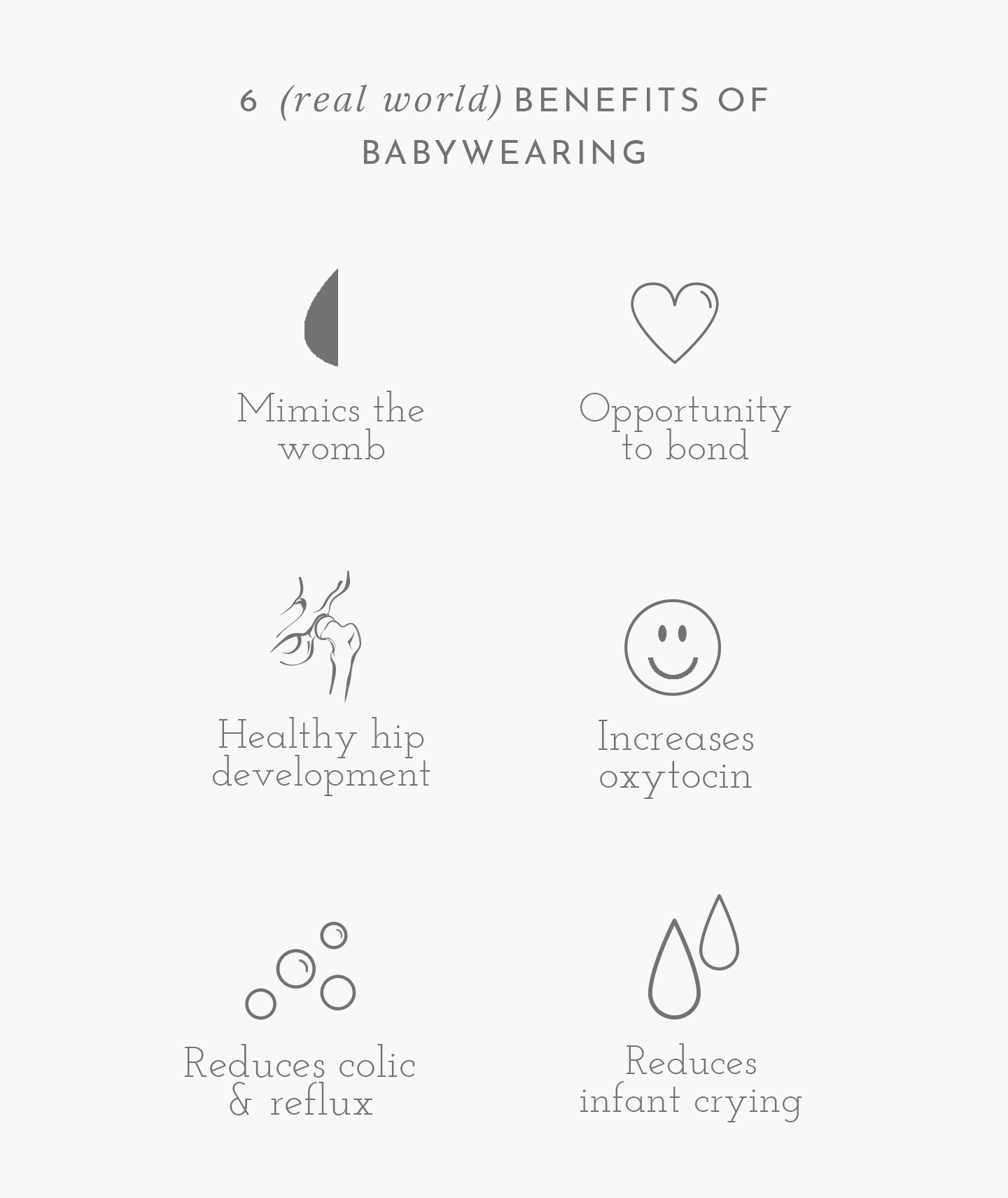 Vorteile des Babytragens