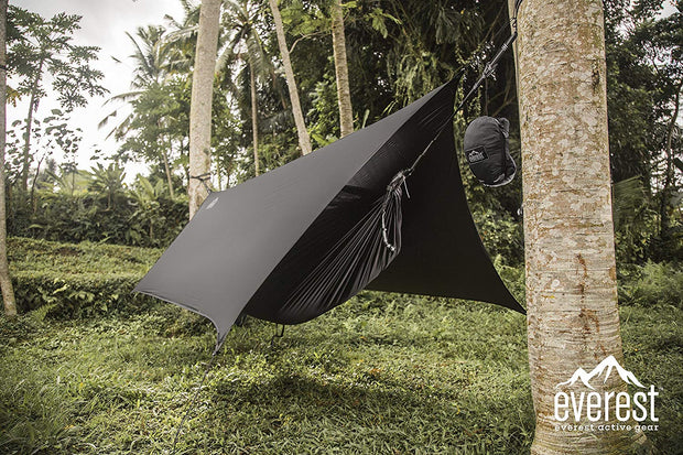 2021春夏新作】 V VONTOX Hammock Rain Fly, 10*10ft Hammock Tarp