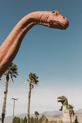 Photograph of the Cabazon Dinosaurs in California