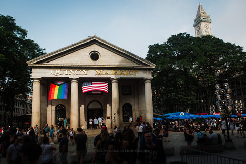 Photograph of Quincy Market in Boston MA