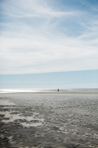 Runner on the Sand Flats on Cape Cod