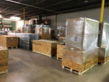 Planet Aquariums getting ready to be shipped via freight