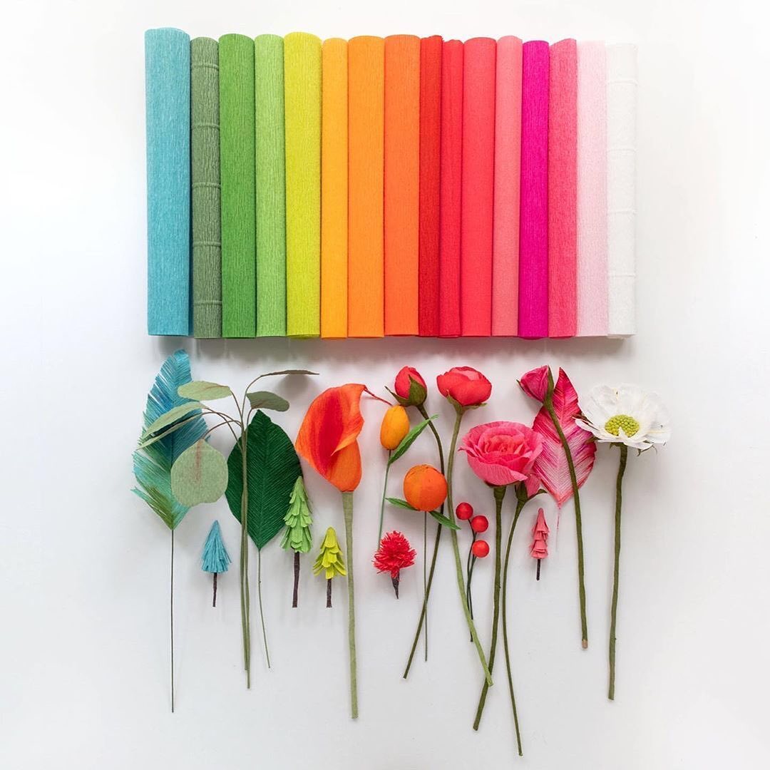 Crepe paper for creativity wholesale buy, paper for large flowers