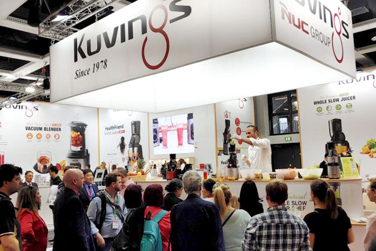 Kuvings trade show demonstration