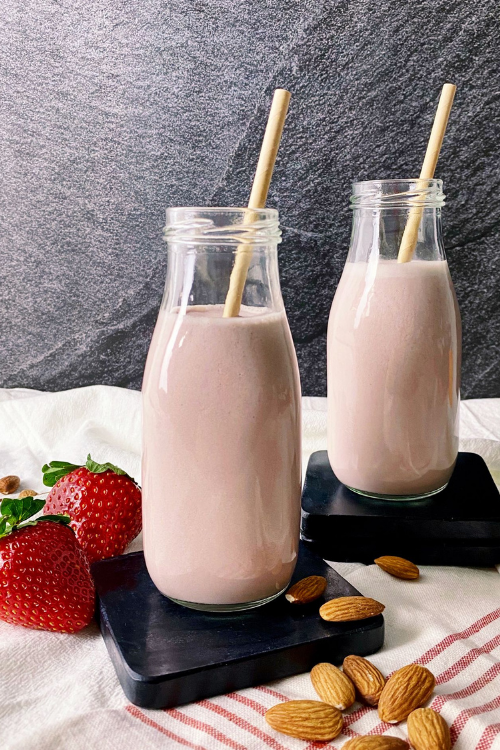 Strawberry Almond Milk