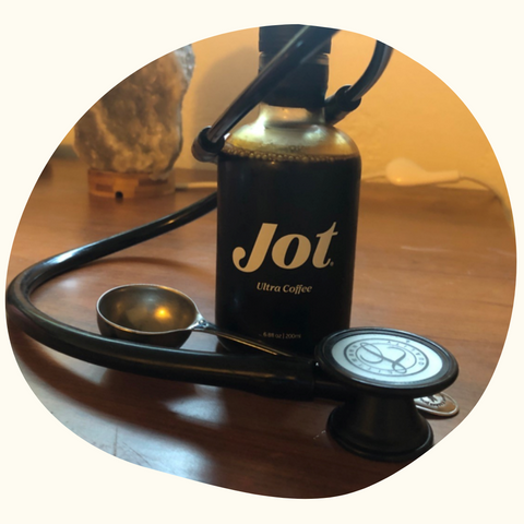 The best coffee for nurses is Jot liquid coffee concentrate