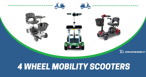 4 wheel mobility scooters