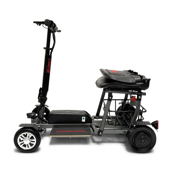 A side view of the ComfyGo MS-5000 folding mobility scooter.