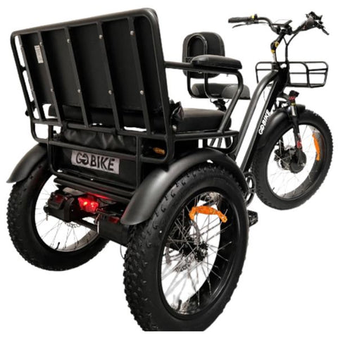 FORTE Electric Tricycle With Rear Seat By Go Bike Batteries