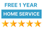 1 year free home service