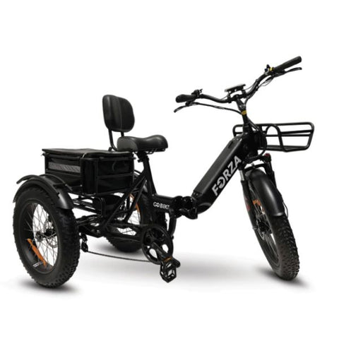 Go Bike Forza Electric Tricycle black Front Right View