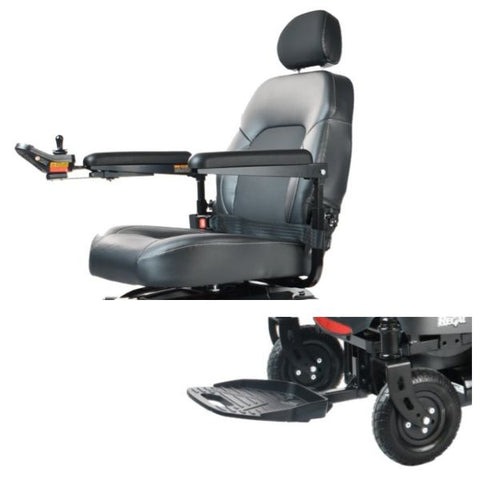 Merits Regal P310 Power Chair Swivel Seat and Foot Plate