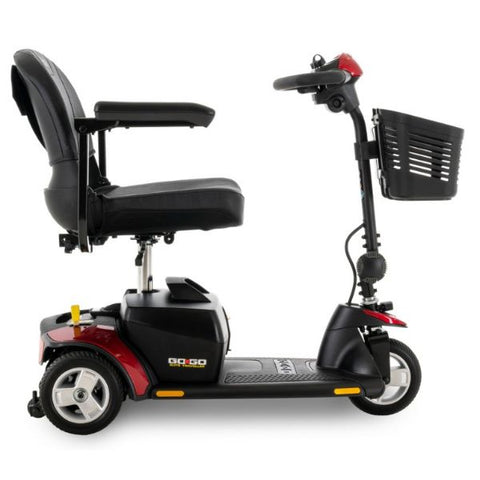 Pride Go-Go Elite Traveller 3-Wheel Scooter SC44E Side View