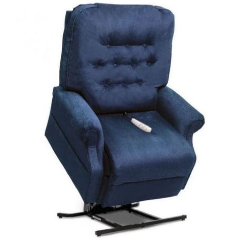 A Pride Mobility Heritage Collection Heavy Duty 3-Position Lift Chair in the XXL Pacific View color.