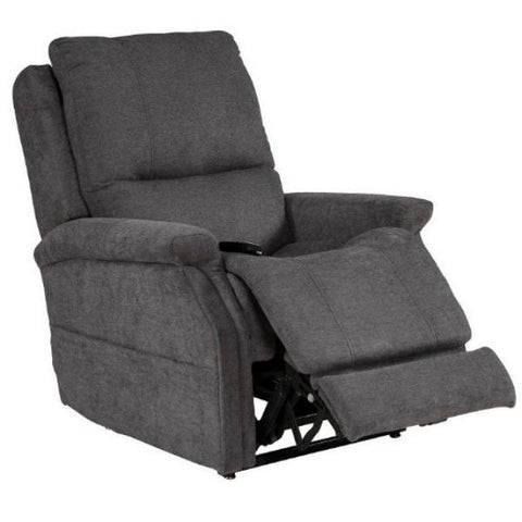 Pride Mobility VivaLift Metro Infinite-Position Lift Chair PLR-925M Saville Grey Leg Rest View