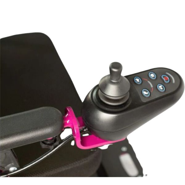 Reyhee Roamer Folding Electric Wheelchair Joystick Close Up View