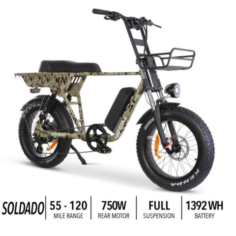 Go Bike SOLDADO Lightweight Electric Bike with specifications