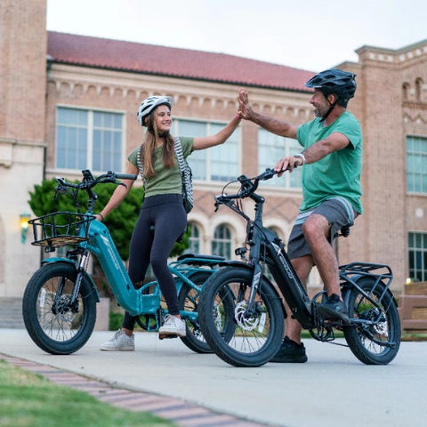 black and green emojo bobcat pro e-bike